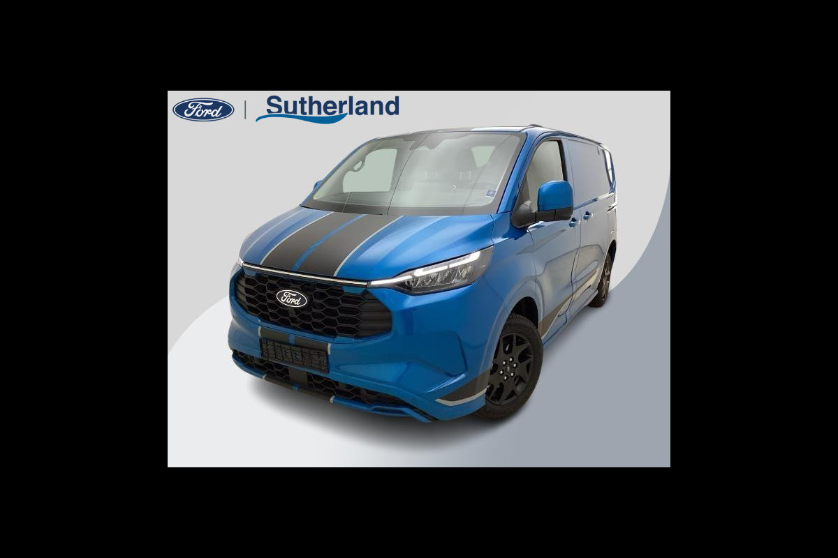 Ford Transit Custom 320 2.5 PHEV L1H1 Sport 233pk | Adaptieve cruise | BLIS | prijs incl. BPM en excl. BTW Dubbele Schuifdeuren elektrisch bedienbaar | Stoelverwarming | All Weather Banden | 360 Camera | Verlengde Fabrieksgarantie tot 10-2029