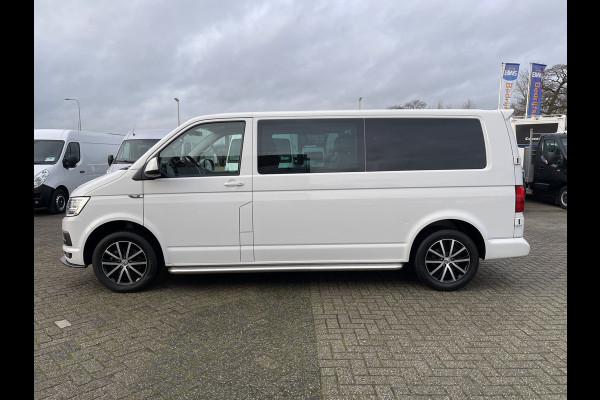 Volkswagen Transporter 2.0 TDI 150pk automaat L2H1 DC 5 persoons Highline / vaste prijs rijklaar € 34.950 ex btw / lease vanaf € 570 / lederen bekleding / adaptive cruise / airco / navigatie / euro 6 / bpm vrij !