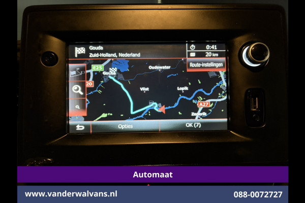 Opel Movano 2.3 Turbo 150pk Automaat L1H1 Euro6 Airco | Imperiaal | Navigatie | Camera | 2500kg Trekhaak Cruisecontrol, Parkeersensoren, Bijrijdersbank