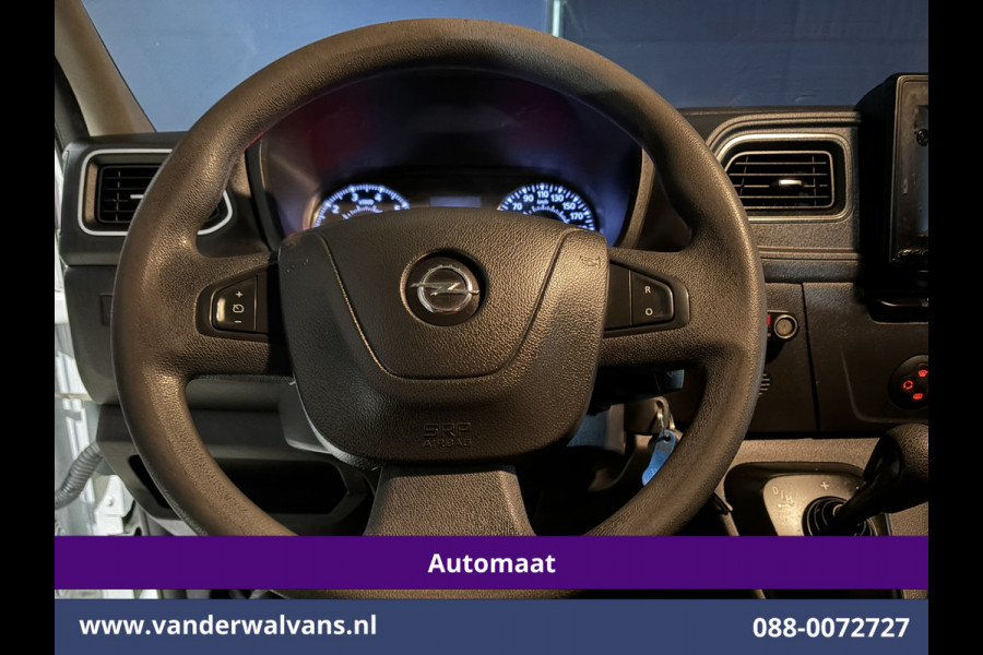Opel Movano 2.3 Turbo 150pk Automaat L1H1 Euro6 Airco | Imperiaal | Navigatie | Camera | 2500kg Trekhaak Cruisecontrol, Parkeersensoren, Bijrijdersbank