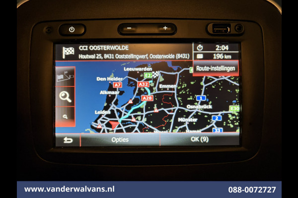 Renault Trafic 2.0 dCi 120pk L1H1 Euro6 Airco | 2x zijdeur | Navigatie | LED | Trekhaak | Cruisecontrol Parkeersensoren, Bijrijdersbank