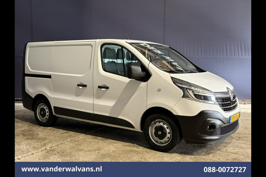 Renault Trafic 2.0 dCi 120pk L1H1 Euro6 Airco | 2x zijdeur | Navigatie | LED | Trekhaak | Cruisecontrol Parkeersensoren, Bijrijdersbank