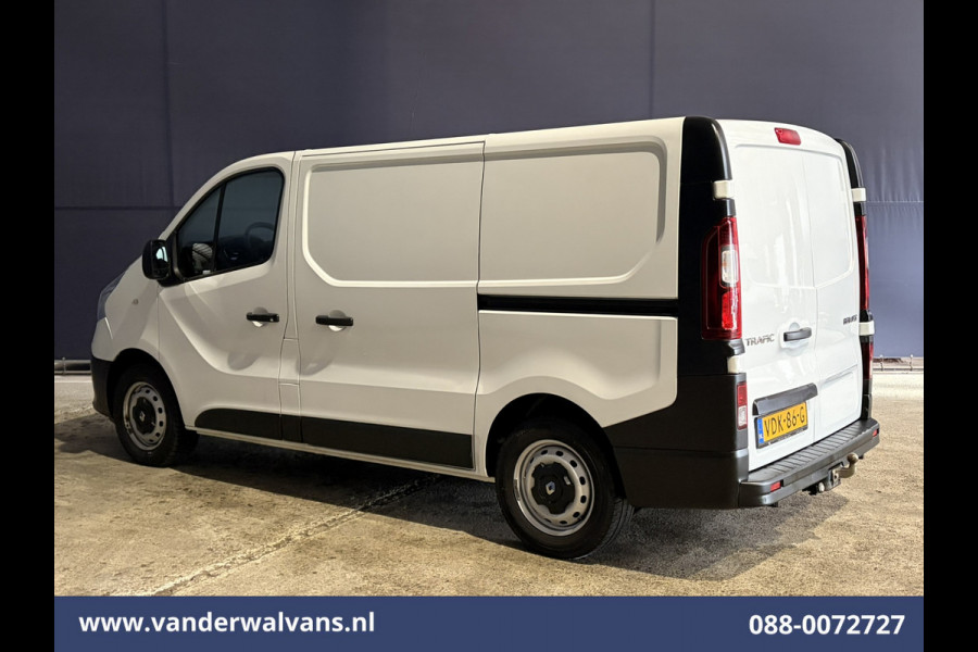 Renault Trafic 2.0 dCi 120pk L1H1 Euro6 Airco | 2x zijdeur | Navigatie | LED | Trekhaak | Cruisecontrol Parkeersensoren, Bijrijdersbank