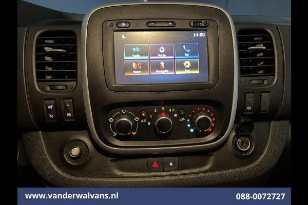 Renault Trafic 2.0 dCi 120pk L1H1 Euro6 Airco | 2x zijdeur | Navigatie | LED | Trekhaak | Cruisecontrol Parkeersensoren, Bijrijdersbank