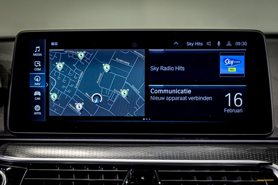 BMW 5 Serie 530e xDrive High Executive|M-sport|Leder|HUD|Cam