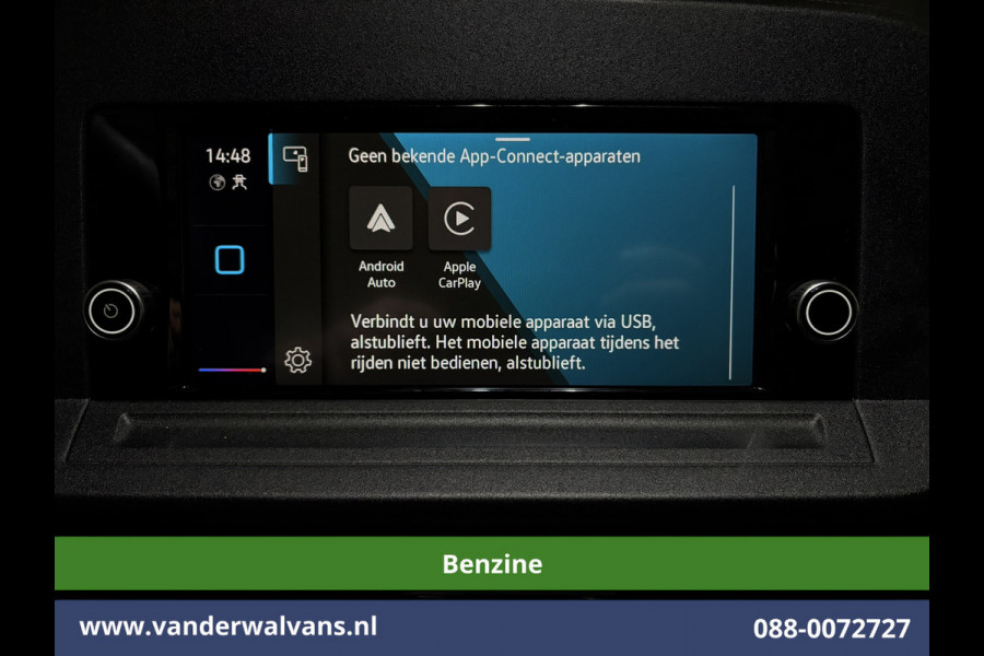 Volkswagen Caddy Cargo Maxi 1.5 TSI 116pk Benzine motor L2H1 Fabrieksgarantie Euro6 Airco | Camera | Apple Carplay Bumper in de kleur, Android Auto, Zijdeur