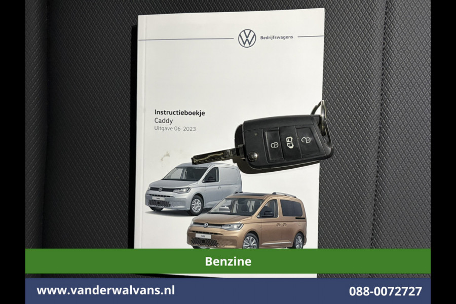Volkswagen Caddy Cargo Maxi 1.5 TSI 116pk Benzine motor L2H1 Fabrieksgarantie Euro6 Airco | Camera | Apple Carplay Bumper in de kleur, Android Auto, Zijdeur