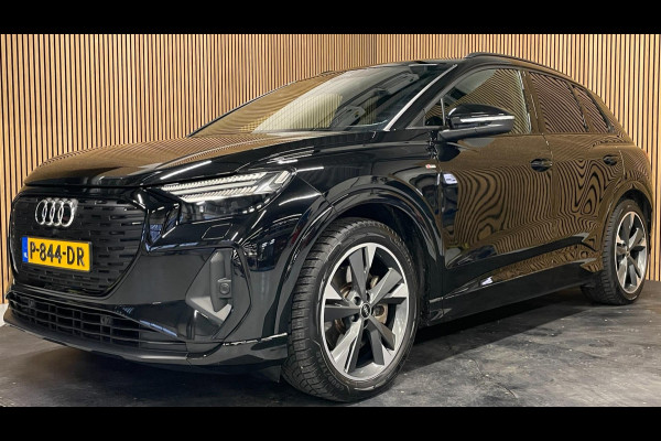 Audi Q4 e-tron 40 S Edition Competition 77 kWh|100%SOH|BLACK ED.|TREKH.|ACC|CARPLAY|CAMERA|STOELVERW.|NL-AUTO|NAP|1e EIG|INCL BTW|
