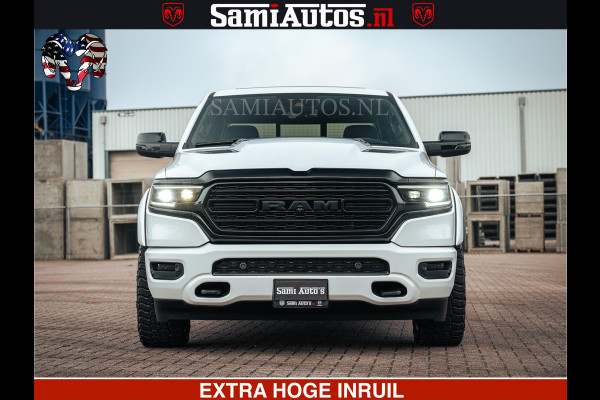 Dodge Ram 1500 Limited Night | 5.7 V8 Hemi Full Option | LPG | Comfortabele Dubbele Cabine met Royale 5 Zitplaatsen | De Meest Luxe en Volle Pick-Up in zijn Klasse | BPM vrij | Nu Leverbaar uit Voorraad | Voorraad Nr v45lp