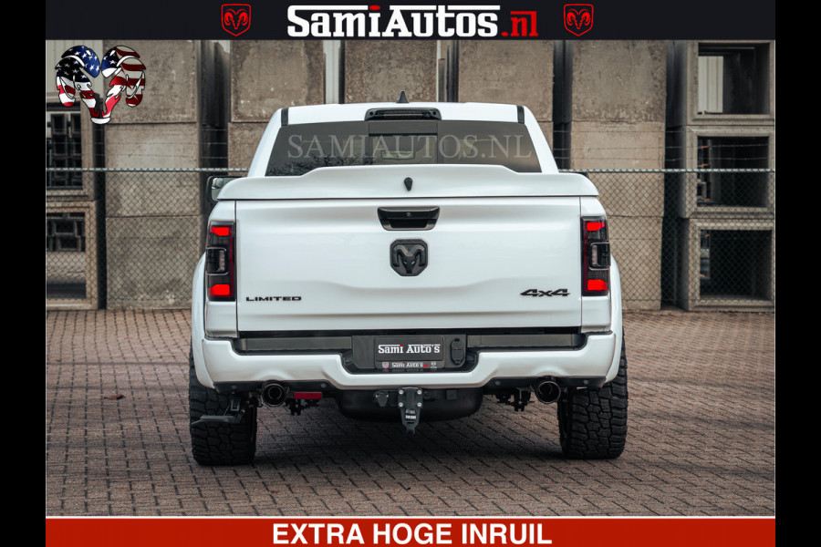 Dodge Ram 1500 Limited Night | 5.7 V8 Hemi Full Option | LPG | Comfortabele Dubbele Cabine met Royale 5 Zitplaatsen | De Meest Luxe en Volle Pick-Up in zijn Klasse | BPM vrij | Nu Leverbaar uit Voorraad | Voorraad Nr v45lp