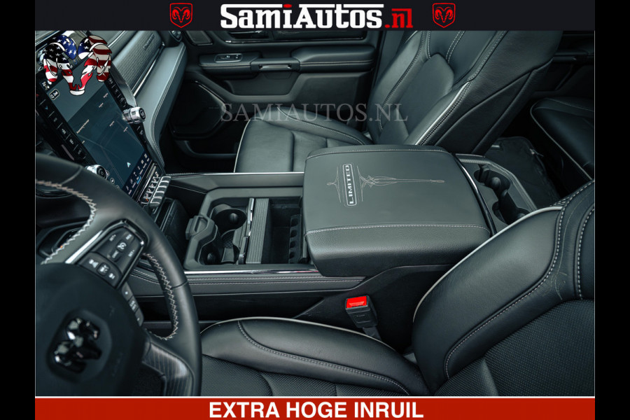 Dodge Ram 1500 Limited Night | 5.7 V8 Hemi Full Option | LPG | Comfortabele Dubbele Cabine met Royale 5 Zitplaatsen | De Meest Luxe en Volle Pick-Up in zijn Klasse | BPM vrij | Nu Leverbaar uit Voorraad | Voorraad Nr v45lp