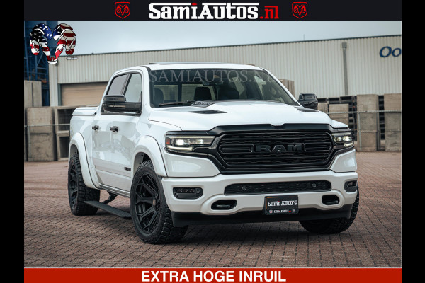 Dodge Ram 1500 Limited Night | 5.7 V8 Hemi Full Option | LPG | Comfortabele Dubbele Cabine met Royale 5 Zitplaatsen | De Meest Luxe en Volle Pick-Up in zijn Klasse | BPM vrij | Nu Leverbaar uit Voorraad | Voorraad Nr v45lp