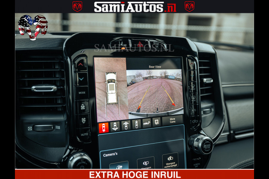 Dodge Ram 1500 Limited Night | 5.7 V8 Hemi Full Option | LPG | Comfortabele Dubbele Cabine met Royale 5 Zitplaatsen | De Meest Luxe en Volle Pick-Up in zijn Klasse | BPM vrij | Nu Leverbaar uit Voorraad | Voorraad Nr v45lp