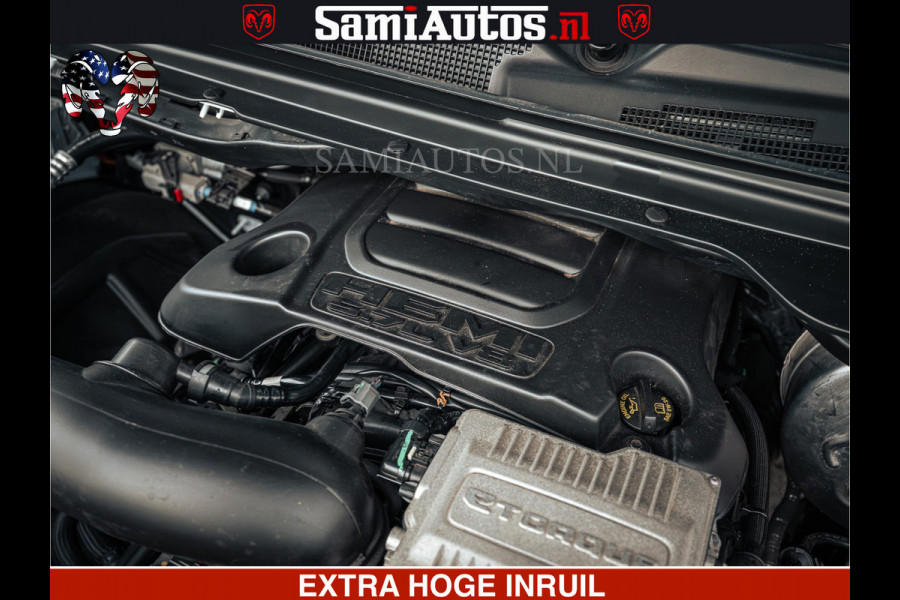 Dodge Ram 1500 Limited Night | 5.7 V8 Hemi Full Option | LPG | Comfortabele Dubbele Cabine met Royale 5 Zitplaatsen | De Meest Luxe en Volle Pick-Up in zijn Klasse | BPM vrij | Nu Leverbaar uit Voorraad | Voorraad Nr v45lp