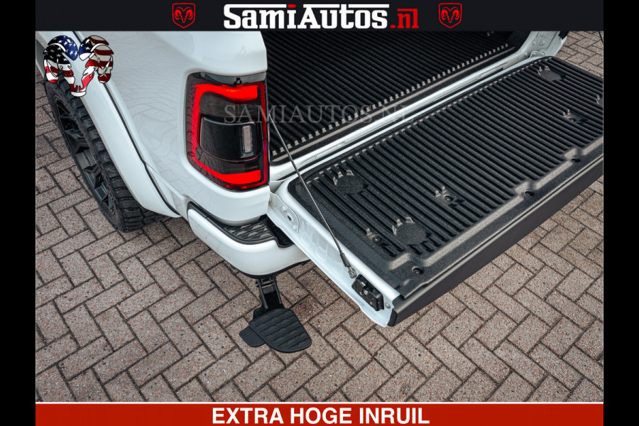 Dodge Ram 1500 Limited Night | 5.7 V8 Hemi Full Option | LPG | Comfortabele Dubbele Cabine met Royale 5 Zitplaatsen | De Meest Luxe en Volle Pick-Up in zijn Klasse | BPM vrij | Nu Leverbaar uit Voorraad | Voorraad Nr v45lp