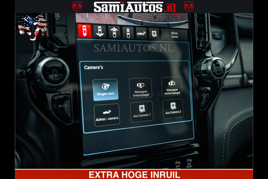 Dodge Ram 1500 Limited Night | 5.7 V8 Hemi Full Option | LPG | Comfortabele Dubbele Cabine met Royale 5 Zitplaatsen | De Meest Luxe en Volle Pick-Up in zijn Klasse | BPM vrij | Nu Leverbaar uit Voorraad | Voorraad Nr v45lp