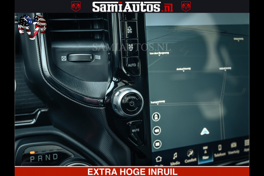 Dodge Ram 1500 Limited Night | 5.7 V8 Hemi Full Option | LPG | Comfortabele Dubbele Cabine met Royale 5 Zitplaatsen | De Meest Luxe en Volle Pick-Up in zijn Klasse | BPM vrij | Nu Leverbaar uit Voorraad | Voorraad Nr v45lp