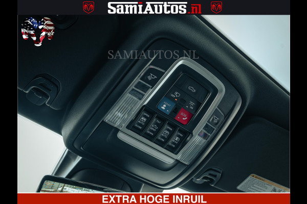 Dodge Ram 1500 Limited Night | 5.7 V8 Hemi Full Option | LPG | Comfortabele Dubbele Cabine met Royale 5 Zitplaatsen | De Meest Luxe en Volle Pick-Up in zijn Klasse | BPM vrij | Nu Leverbaar uit Voorraad | Voorraad Nr v45lp