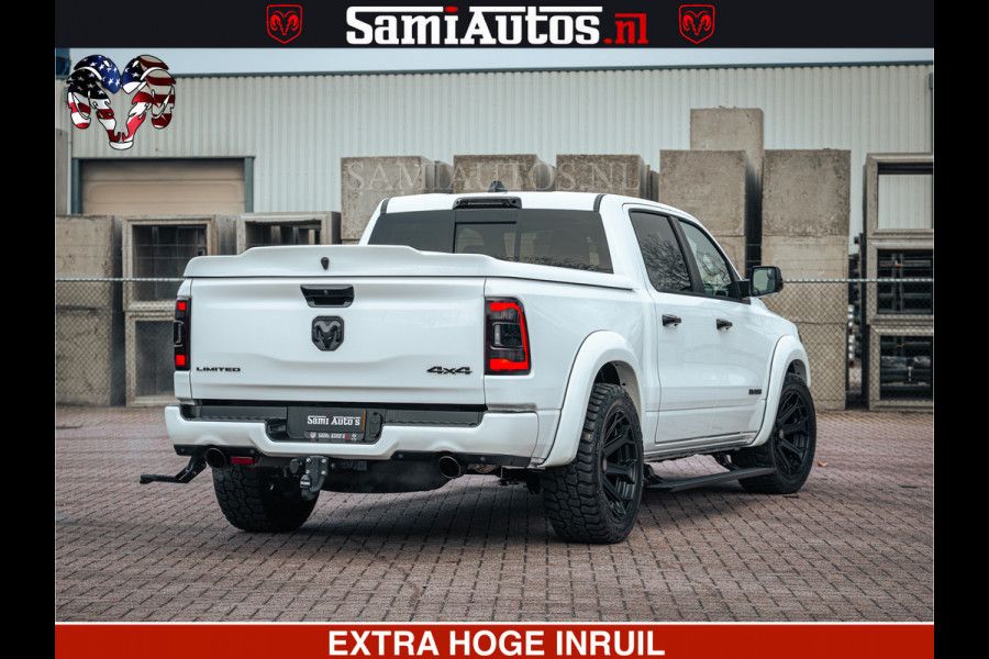 Dodge Ram 1500 Limited Night | 5.7 V8 Hemi Full Option | LPG | Comfortabele Dubbele Cabine met Royale 5 Zitplaatsen | De Meest Luxe en Volle Pick-Up in zijn Klasse | BPM vrij | Nu Leverbaar uit Voorraad | Voorraad Nr v45lp