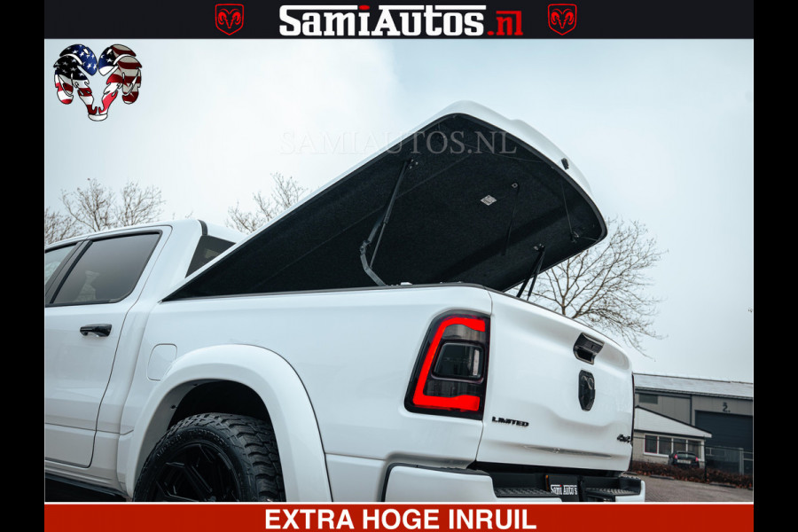 Dodge Ram 1500 Limited Night | 5.7 V8 Hemi Full Option | LPG | Comfortabele Dubbele Cabine met Royale 5 Zitplaatsen | De Meest Luxe en Volle Pick-Up in zijn Klasse | BPM vrij | Nu Leverbaar uit Voorraad | Voorraad Nr v45lp