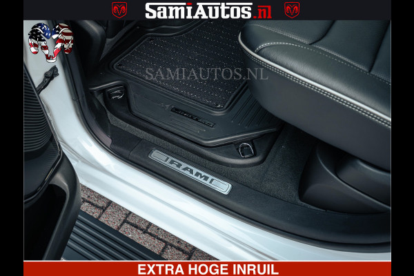 Dodge Ram 1500 Limited Night | 5.7 V8 Hemi Full Option | LPG | Comfortabele Dubbele Cabine met Royale 5 Zitplaatsen | De Meest Luxe en Volle Pick-Up in zijn Klasse | BPM vrij | Nu Leverbaar uit Voorraad | Voorraad Nr v45lp