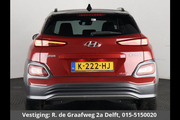 Hyundai Kona EV Premium Two-Tone 64 kWh SOH ACCU 99% | Apple Carplay/Android Auto | Stuur-& Stoelverwarming | Navigatie | Leder | Camera |