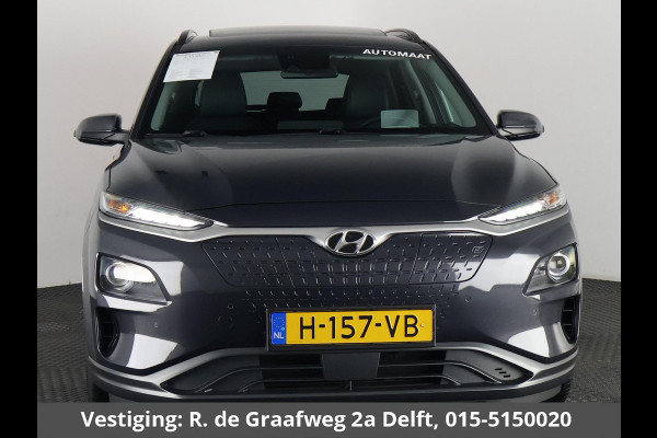 Hyundai Kona EV Premium 64 kWh | Schuif-Kanteldak | Stuur-& Stoelverwarming | Apple Carplay&AndroidAUTO | Leder | Camera |