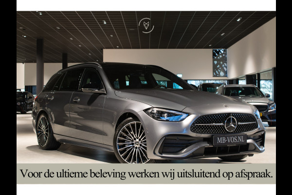 Mercedes-Benz C-Klasse Estate 300 AMG Night Massage|ACC|Keyless|Pano|360|Soundsysteem|LED|19"|New Service