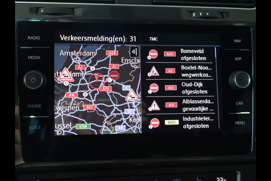 Volkswagen Golf 1.6 TDI 116 PK AUT. *1e EIGENAAR / BTW* + MASSAGE | CARPLAY | ADAPTIVE CRUISE | TREKHAAK | STOELVERW. | DAB