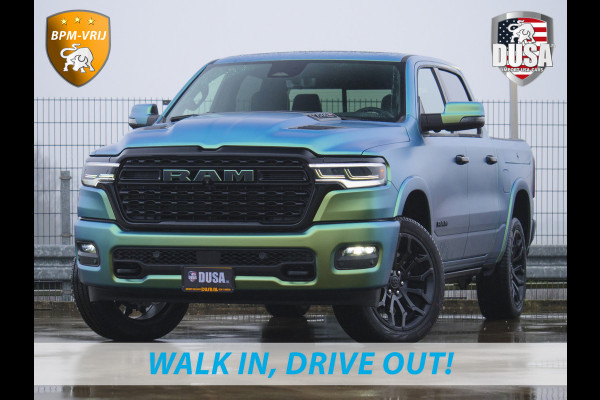 Dodge Ram | 1500 | Limited | 3.0L Twin-Turbo I6 | High Output | BPM-VRIJ |  Arctic Borealis | 14,4'' U Connect | RAMBOX Getoonde accessoires zijn verkrijgbaar tegen meerprijs