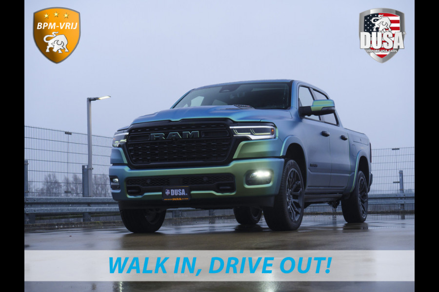 Dodge Ram | 1500 | Limited | 3.0L Twin-Turbo I6 | High Output | BPM-VRIJ |  Arctic Borealis | 14,4'' U Connect | RAMBOX Getoonde accessoires zijn verkrijgbaar tegen meerprijs