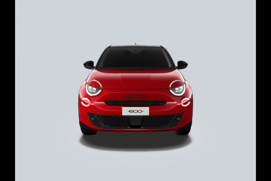 Fiat 600 1.2 145pk Hybrid Sport | Clima | Cruise | Navi | 18" | Winter Pack | Apple Carplay | BSM