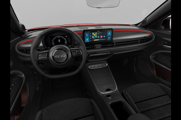 Fiat 600 1.2 145pk Hybrid Sport | Clima | Cruise | Navi | 18" | Winter Pack | Apple Carplay | BSM