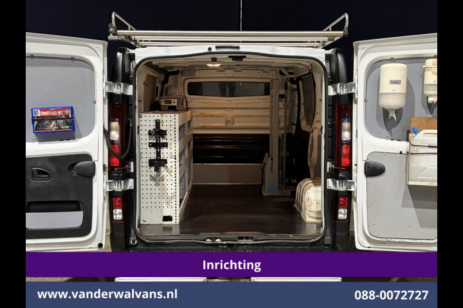 Renault Trafic 1.6 dCi L1H1 Inrichting Euro6 Airco | Imperiaal | Omvormer | Trekhaak | LED | Cruisecontrol Parkeersensoren, Bijrijdersbank