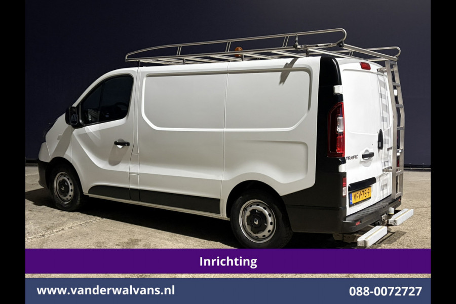 Renault Trafic 1.6 dCi L1H1 Inrichting Euro6 Airco | Imperiaal | Omvormer | Trekhaak | LED | Cruisecontrol Parkeersensoren, Bijrijdersbank