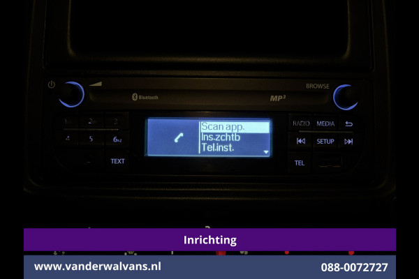 Renault Trafic 1.6 dCi L1H1 Inrichting Euro6 Airco | Imperiaal | Omvormer | Trekhaak | LED | Cruisecontrol Parkeersensoren, Bijrijdersbank