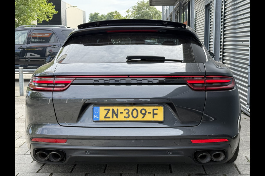 Porsche Panamera Sport Turismo BWJ 2019 | 2.9 601PK 4 E-Hybrid NL AUTO | LEER | PANO | 21'' LMV | CAMERA | LEER | AD CRUISE | CARPLAY | BOSE | PDC | LUCHTVERING