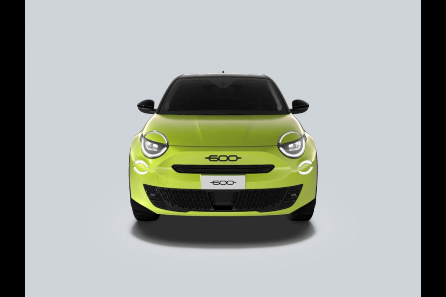 Fiat 600 1.2 145pk Hybrid Sport | Clima | Cruise | Navi | 18" | Winter Pack | Apple Carplay | BSM