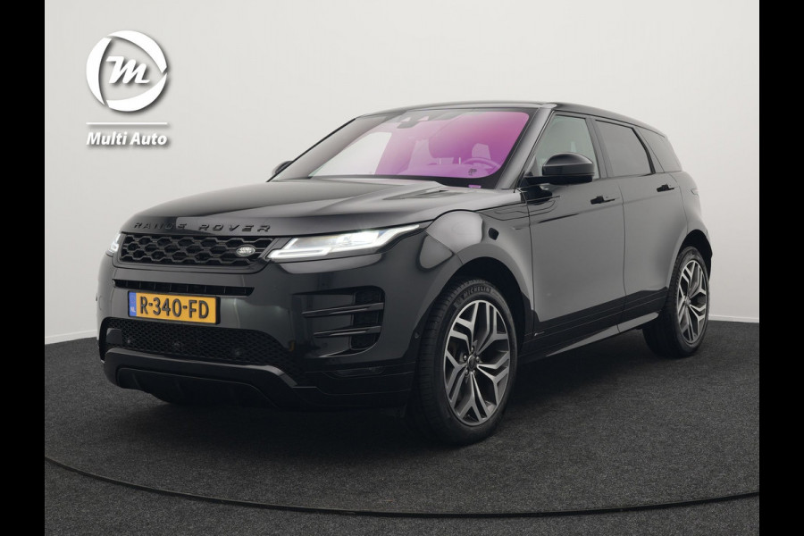 Land Rover Range Rover Evoque P200 AWD R-Dynamic | Afneembare Trekhaak | Adaptive Cruise | Meridian Audio | Lederen Sportstoelen Memory & Verwarmd | Carplay | Camera | LED |