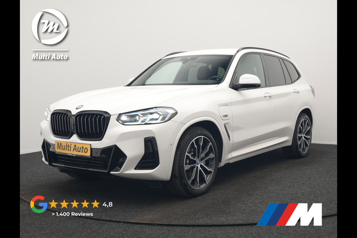 BMW X3 xDrive30e M Sport Plug In Hybrid 293pk Dealer O.H PHEV | Laser LED | 360 Camera | 20"L.M | Head Up | Shadow Line | Lederen Sportstoelen Verwarmd | Sfeerverlichting | BLIS |