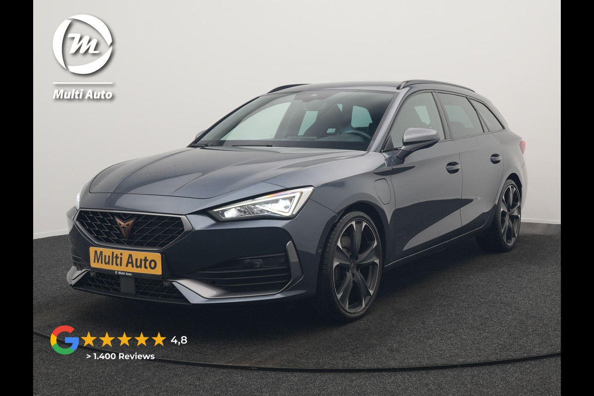 CUPRA Leon 1.4 e-Hybrid VZ Plug In Hybrid 245pk Dealer O.H PHEV | Adaptive Cruise | Camera | Keyless | Sportstoelen Verwarmd | Apple Carplay | Sfeerverlichting | Virtual | Navigatie | DAB+ | 19"L.M |