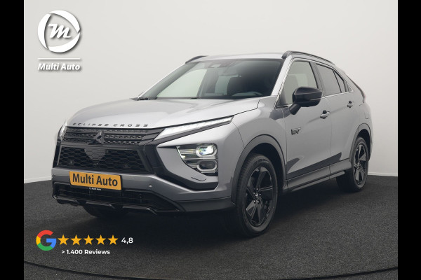 Mitsubishi Eclipse Cross 2.4 Black Edition Plug In Hybrid 188pk Dealer O.H. PHEV | Trekhaak Afn. | Adaptive Cruise | 360 Camera | Alcantara Sportstoelen & Stuur Verwarmd | Apple Carplay | Navigatie Via TomTom | Keyless | Blis | DAB |