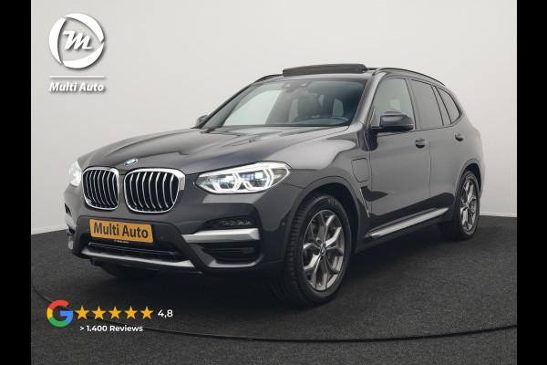 BMW X3 xDrive30e xLine Plug In Hybrid 293pk Dealer O.H PHEV | Trekhaak Af Fabriek | Panodak | Head Up | Adaptive LED | Lederen Sportstoelen Verwarmd | Keyless | Apple Carplay | Cruise Control | M Sportstuur | Navigatie | Virtual | DAB |