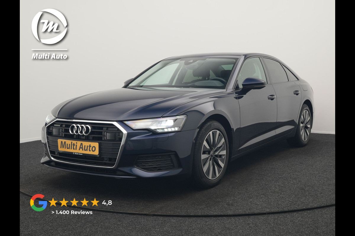 Audi A6 Limousine 50 TFSI e Quattro Business edition Plug In Hybrid 300pk Dealer O.H PHEV | Trekhaak af Fabriek | Adaptive Cruise | Lederen Comfortzetels Memory | Head Up | Camera | Park Assist | BLIS | Apple Carplay |