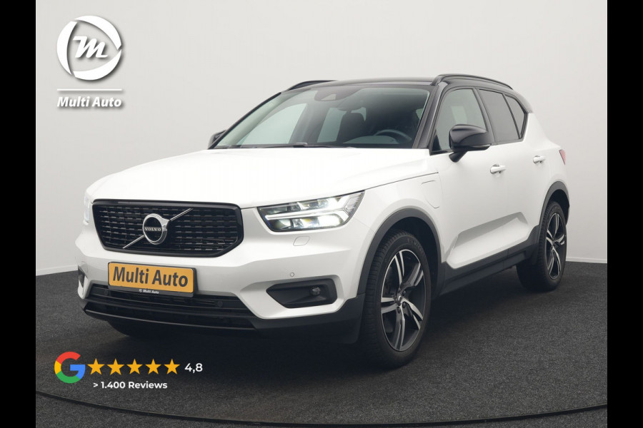 Volvo XC40 T5 Recharge R-Design PHEV 263pk Dealer O.H. | Adaptive Cruise | Camera | Lederen Sportstoelen Memory & Verwarmd | Apple Carplay | Stuur Verwarmd | 19"L.M | Virtual | Blis | Navigatie | DAB | Plug In Hybrid