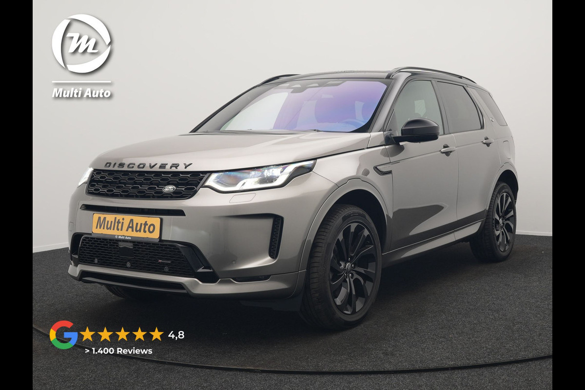 Land Rover Discovery Sport P300e R-Dynamic HSE Plug In Hybrid 300pk Dealer O.H. PHEV | Trekhaak Af Fabriek | Adaptive Cruise | Meridian Audio | Camera | Lederen Sportstoelen Memory & Verwarmd | 20"L.M | Matrix LED | Apple Carplay | Keyless | Stuur Verwarmd | Blis |