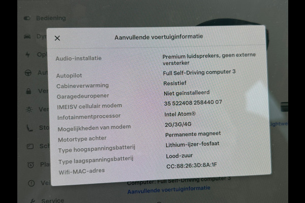 Tesla Model 3 Standard RWD Plus 60 kWh SOH 89%|LFP ACCU