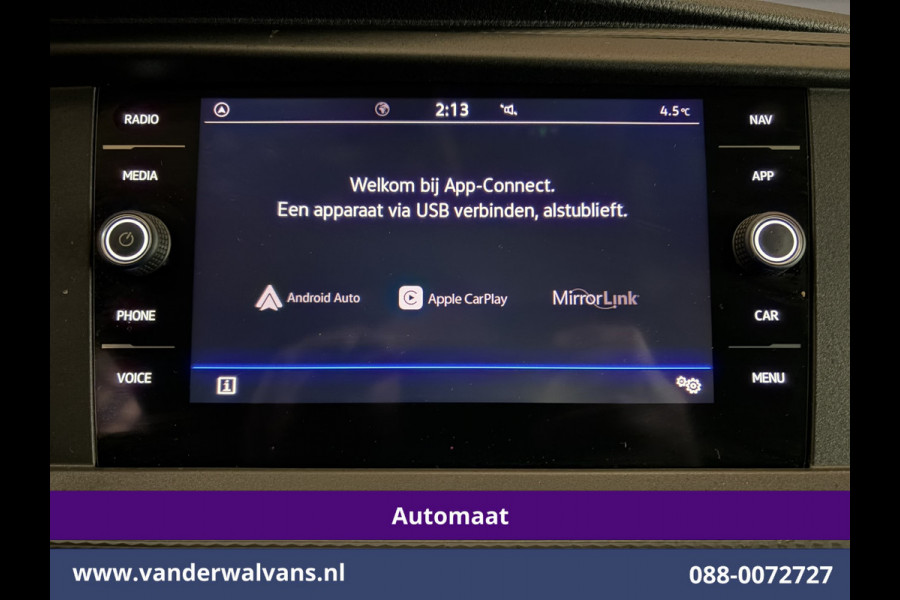 Volkswagen Transporter 2.0 TDI 150pk Automaat L2H1 Inrichting Euro6 Airco | Navigatie | Camera | Apple Carplay | Cruisecontrol Android Auto, Parkeersensoren, Bijrijdersbank, 2500kg trekvermogen