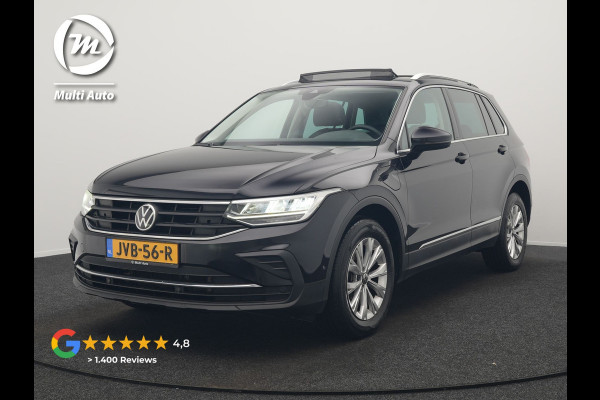 Volkswagen Tiguan 1.4 TSI eHybrid Elegance Plug In Hybrid 245pk Dealer O.H. PHEV | Trekhaak Af Fabriek | Panodak | Adaptive Cruise | Camera | Stuur Verwarmd | Apple Carplay | Keyless | Blis | Navigatie | DAB |
