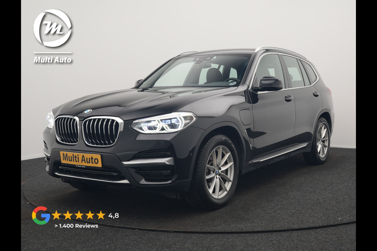 BMW X3 xDrive30e Luxury Line Plug In Hybrid 293pk Dealer O.H. PHEV | Trekhaak Af Fabriek | Camera | Adaptief Onderstel | Lederen Sportstoelen Memory & Verwarmd | Hifi Sound | Sfeerverlichting | Blis | Apple Carplay | Keyless | Navigatie | DAB |
